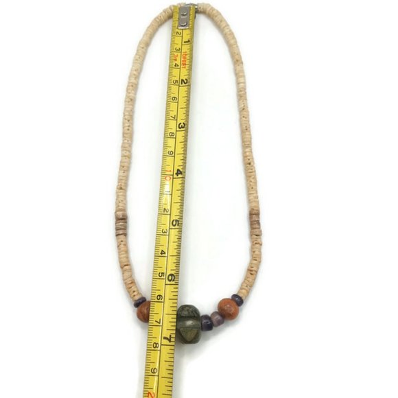 Handmade Necklace Made of Tropical Seeds/vegetable Ivory  Handmade Necklace for Women Handmade Andean Cordillera